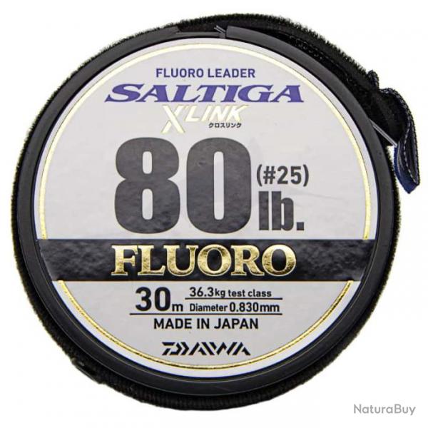 Daiwa Saltiga X Link Fluorocarbon Leader 80lb