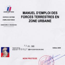 Manuel armée de terre - Forces terrestres en zone urbaine Edition 2005 en PDF
