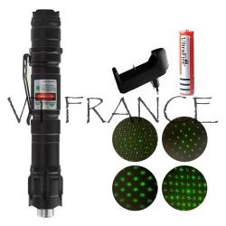 Pointeur Laser Waterproof Rechargeable 2000m, Couleur: Vert