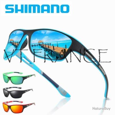 Lunettes de Soleil Polarisee SHIMANO, Couleur: Bleu Lunettes