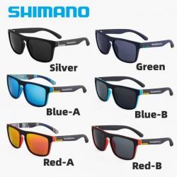 Lunettes Soleil Polarisee SHIMANO, Couleur: Red-A
