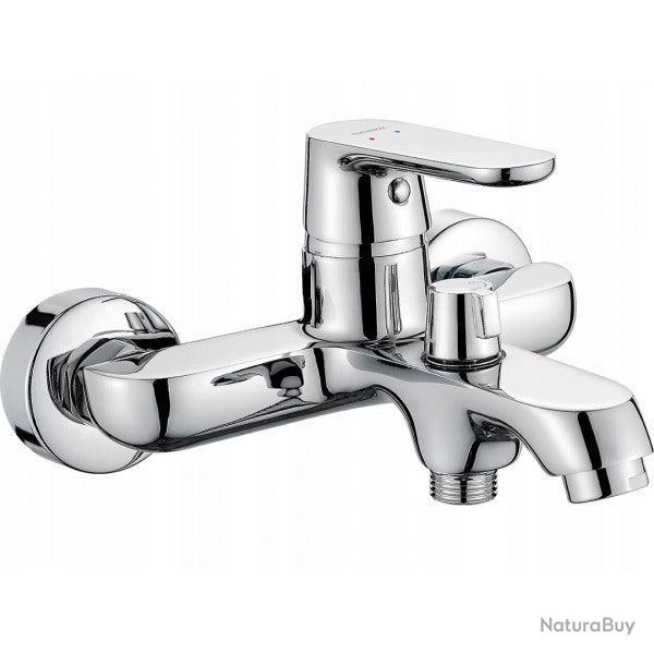 Mitigeur De Salle De Bain Mural Dima Chrome Materiel De Plomberie