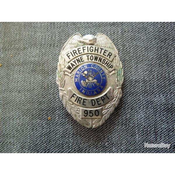 badge pompier securite americain #1
