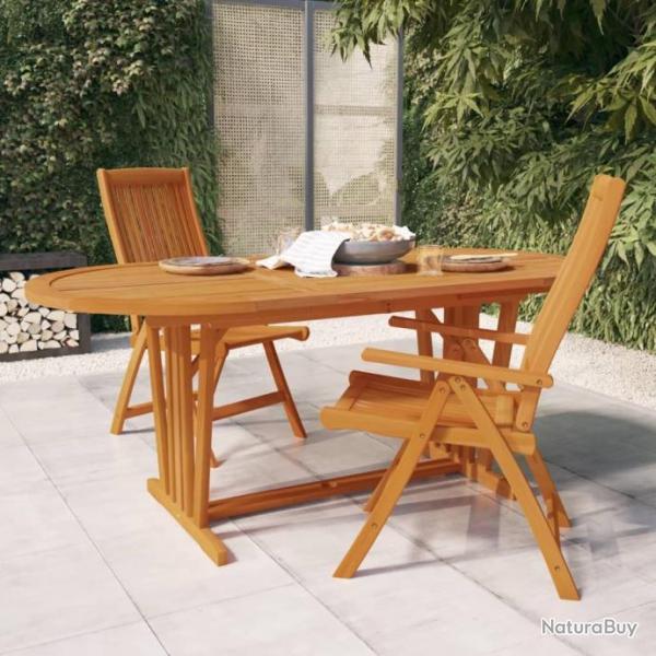 Table de jardin 200x100x75 cm Bois d'eucalyptus solide