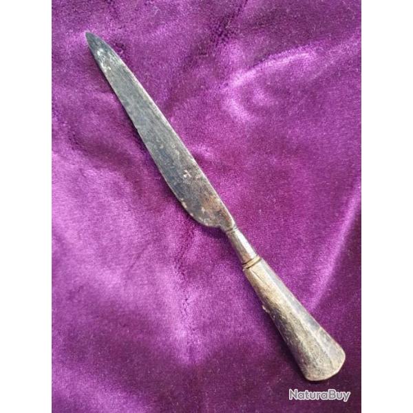 Couteau Danois, Renaissance 15e-16e siècle,  corne.  Ancient Scandinavian knife