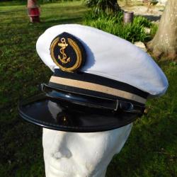 MARINE NATIONALE  : ANCIENNE CASQUETTE  année 1980 - TAILLE 54