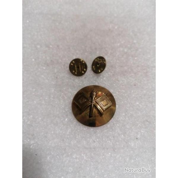 collars troupe arme us SIGNAL CORPS  PINS ORIGINAL