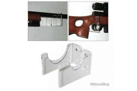 Porte-fusil en acrylique (Transparent) - Votre arme semble être suspendue  sans support ! - Rateliers et porte-fusils (9950538)