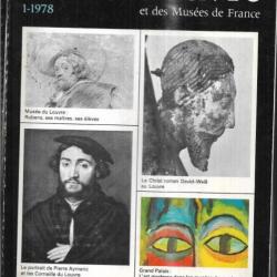 la revue du louvre et des musées de france 1976, 1977, 1978 soit 3 exemplaires
