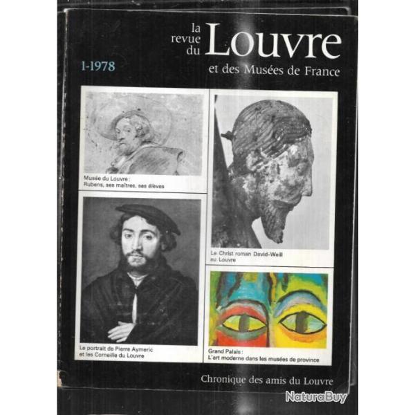 la revue du louvre et des muses de france 1976, 1977, 1978 soit 3 exemplaires