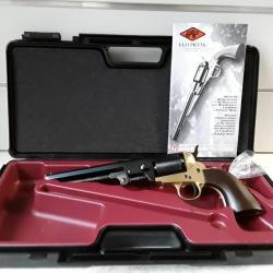 9140 PACK REVOLVER POUDRE NOIR PIETTA 1851 NAVY MILLENIUM CAL 44 + MALETTE + PLOMBS NEUF