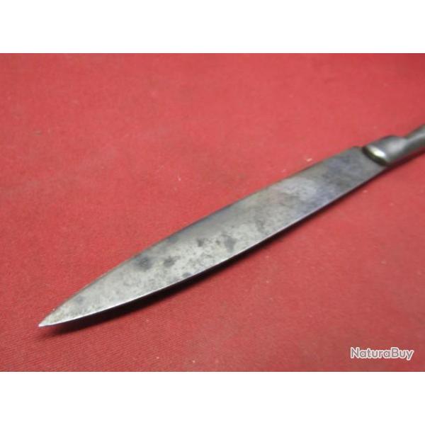 dague couteau Corse grand ouvert 38cm  (17 Lame +21cm P) Vendetta Corsica vers 1950 XX sicle