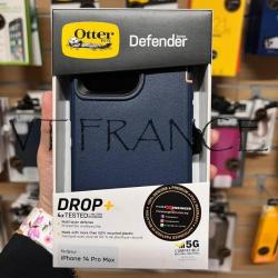 Coque AntiChoc OTTERBOX Defender pour iPhone, Couleur: Noir, Smartphone: iPhone 14