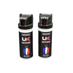 Umarex 2X Bombe gel poivre UX 50ml avec avec clapet de sécurité