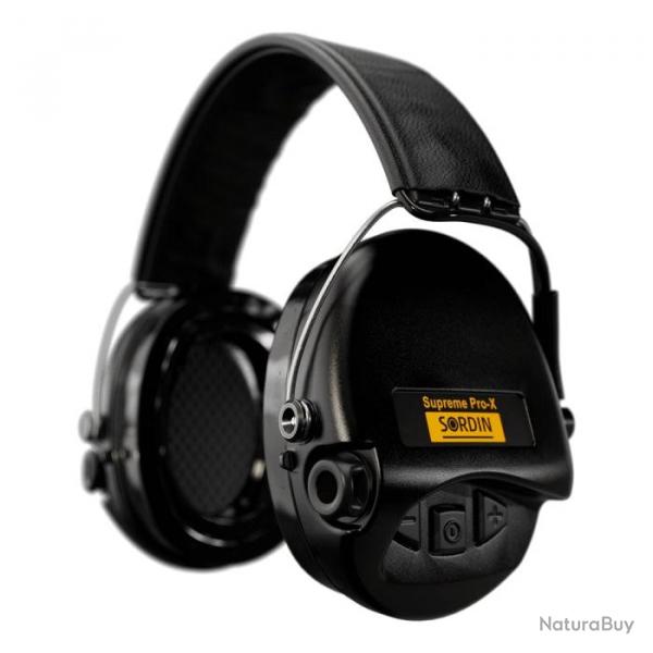Casque Sordin Supreme Pro X avec led - Vert