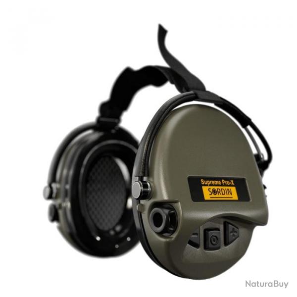 Casque Sordin Supreme Pro X Neckband - Vert