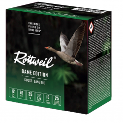 Cartouches Rottweil Game Edition Oie - Cal. 12/76 - 4 / 35 g / Par 1