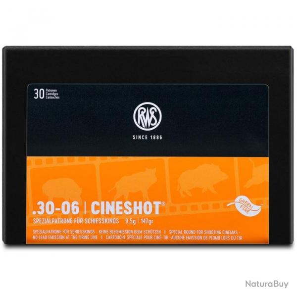 Cartouches RWS Cinetir - Cal.30-06 - 9.5 g / 147 gr / Par 1
