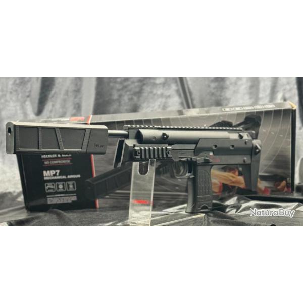 Pistolet  plombs MP7 SD HECKLER & KOCH CAL 4.5MM 7,5 joules