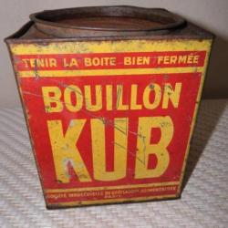 Ancienne Boite "bouillon KUB"
