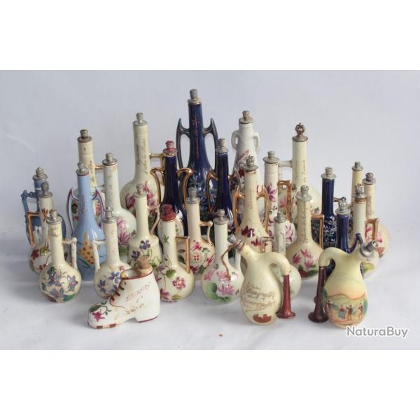 Collection 29 Flacons  parfum porcelaine