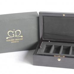 Écrin pour bijoux bois laqué Golden Dreams Geneva