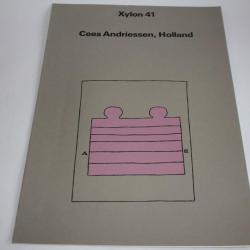Portfolio Cees Andriessen, holland Xylon 41 Gravures 1977