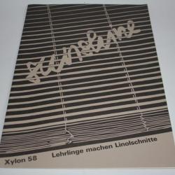 Portfolio Lehrling machen Linolschnitte Xylon 58 Gravures 1982