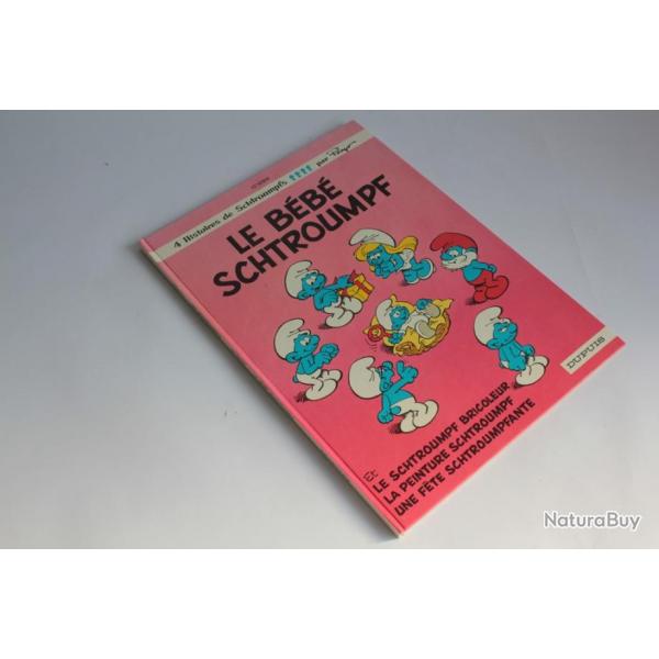 BD histoire de Schtroumpfs T12 Le bb Schtroumpf Peyo EO 1984