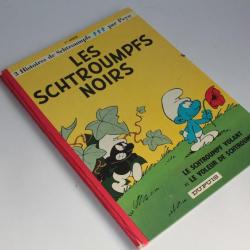 BD histoire de Schtroumpfs T1 les schtroumpfs noirs Peyo EO 1963