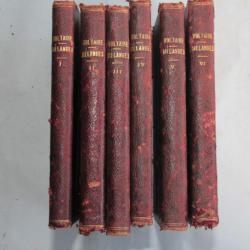 Mélanges historiques Voltaire en 6 tomes 1830