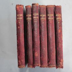 Siècle de Louis XIV et de Louis XV Voltaire en 6 tome 1834
