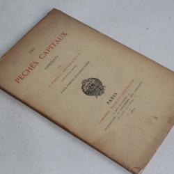 Les péchés Capitaux Sonnets J.Poisle Desgranges 1875