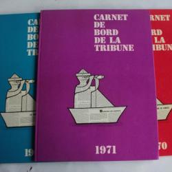 Carnet de bord de la tribune Michel Couturier 1969-70-71