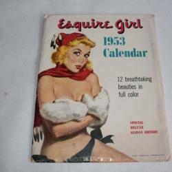 Calendrier esquire girl pin-up full color 1953
