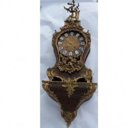 Très grand cartel style Louis XV marqueterie Boulle