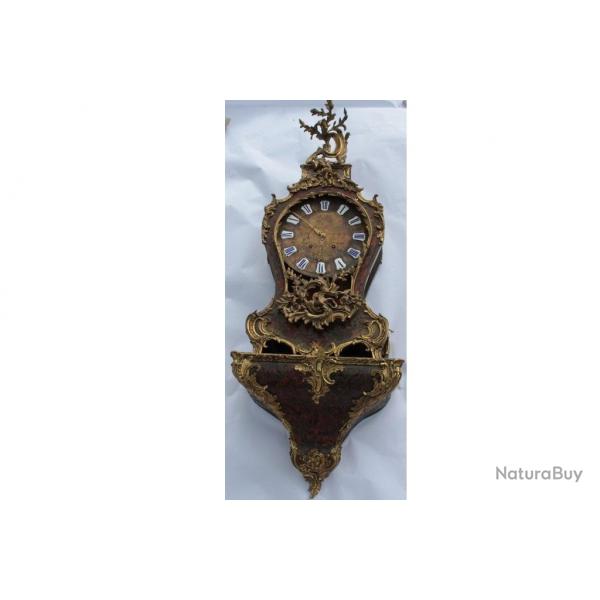 Trs grand cartel style Louis XV marqueterie Boulle