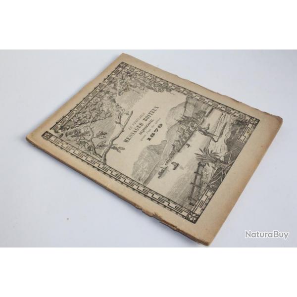 Almanach 1879 Le vritable messager boiteux de Neuchtel Suisse