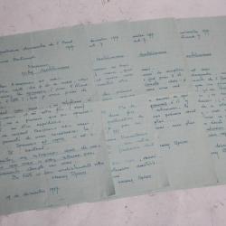 Lettres manuscrites poète Henry SPIESS Almanach Union Nationale 1937