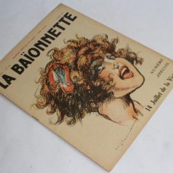 Revue satirique La Baïonnette N°210 Numéro spécial 14 juillet 1919