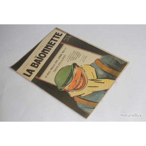 Revue satirique La Baonnette N190 1919