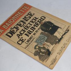 Revue satirique La Baïonnette N°129 1917