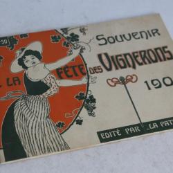 Brochure Souvenir Fête des vignerons Pales Vevey 1905 Suisse