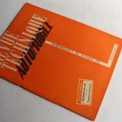 Revue Technique Automobile 1951 N°63 Peugeot 401-601