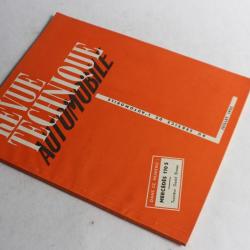 Revue Technique Automobile 1953 N°87 Mercédès 170 S