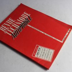 Revue Technique Automobile 1957 N°139 Camions Willeme