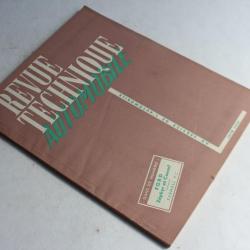 Revue Technique Automobile 1954 N°98 Ford Zéphyr et Consul