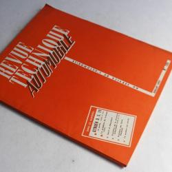 Revue Technique Automobile 1957 N°135 Citroën D.S. 19