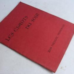 Les chants du soir Jean Frederic Perrenoud partitions piano Poèmes