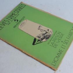 Relevés trimestriels n°5 Jean BRULLER Printemps 1933